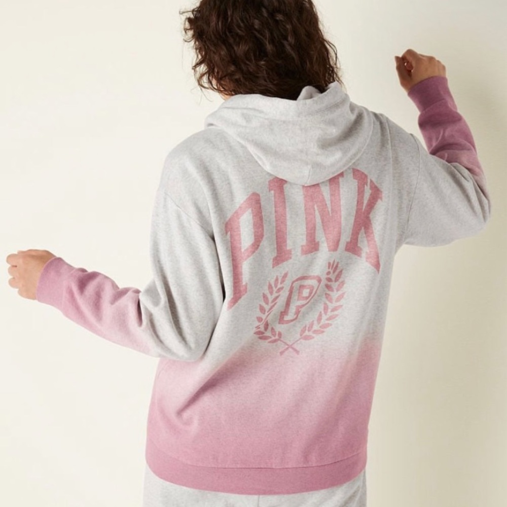 PINK Logo zip up
